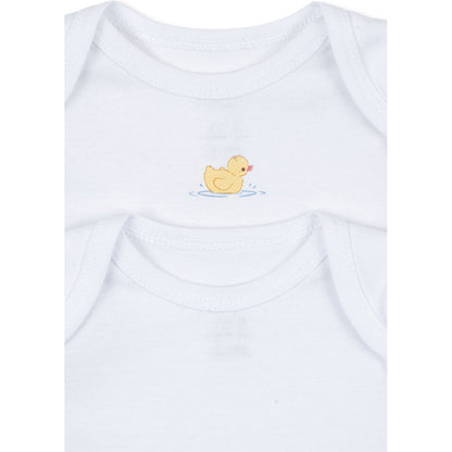 &quot;Fanga Fontana Piscina Long-Sleeve Bodysuit, 2-Pack - Optic White&quot;