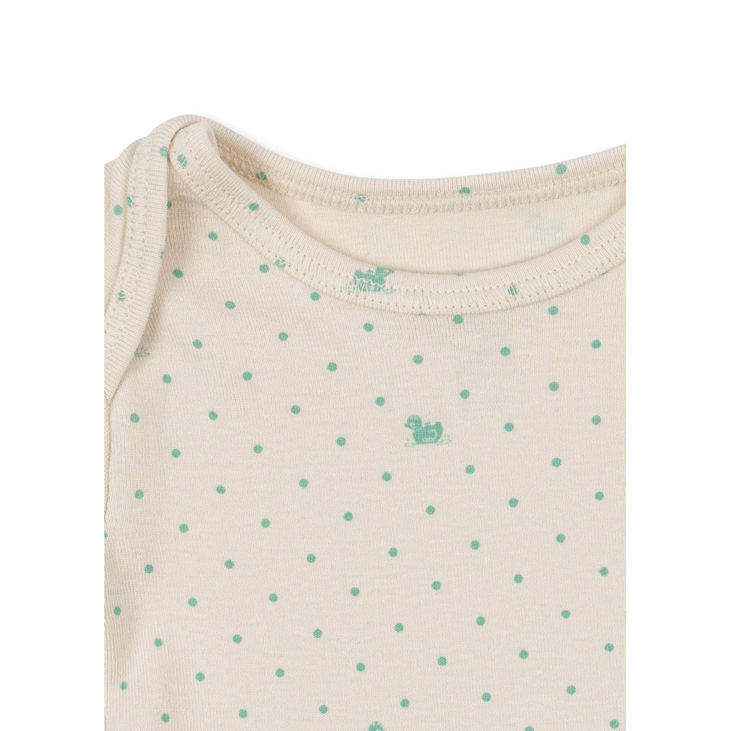 Fanga Fontana Bello Long-Sleeve Bodysuit, Lago Verde - Size 1 - 9 Months