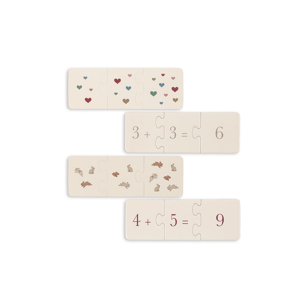 Konges Sløjd Puzzle, Match, 9 Mini Puzzles - 27 Pieces