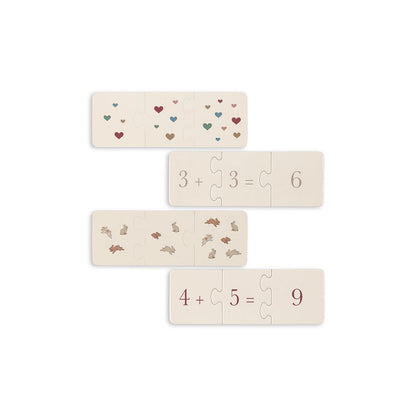 Konges Sløjd Puzzle, Match, 9 Mini Puzzles - 27 Pieces