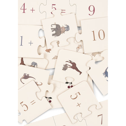 Konges Sløjd Puzzle, Match, 9 Mini Puzzles - 27 Pieces