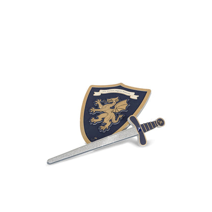 Konges Sløjd Knight Set with Sword and Shield, Midnight Navy