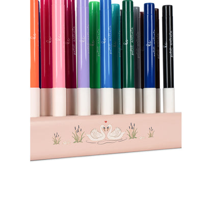 Konges Sløjd Markers in Wooden Holder, 24 Colours – Mizumi big