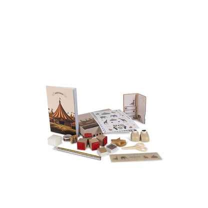 Konges Sløjd Writing Desk Set with Letter Paper, Circus