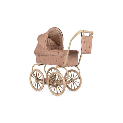 Konges Sløjd Minnie Doll Pram with Bag - Cherry Blush