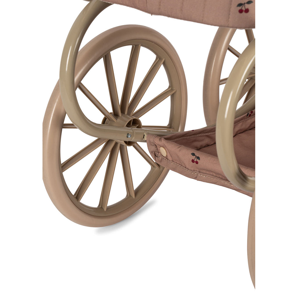 Konges Sløjd Minnie Doll Pram with Bag - Cherry Blush