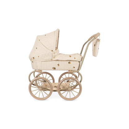 Konges Sløjd Minnie Doll Stroller with Bag - Lemon