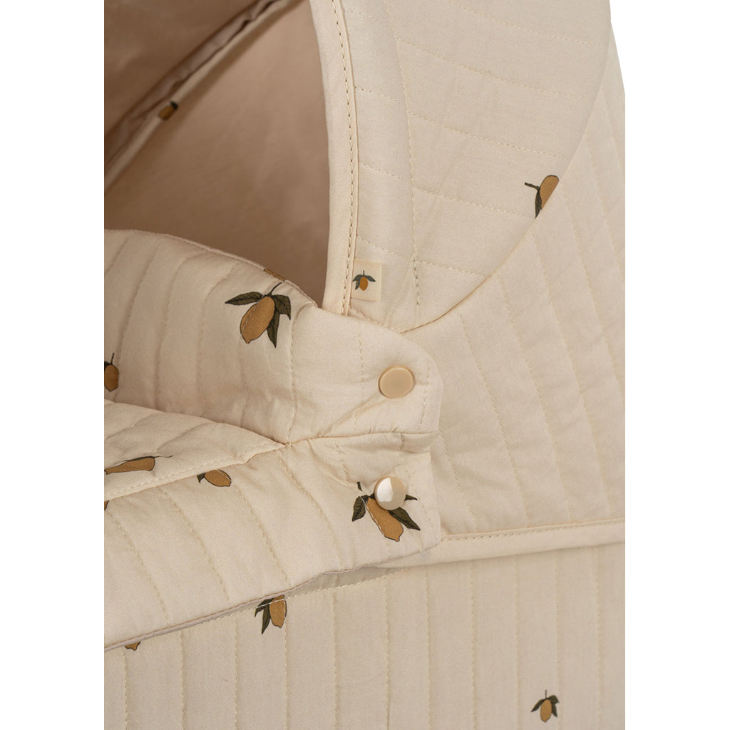 Konges Sløjd Minnie Doll Stroller with Bag - Lemon