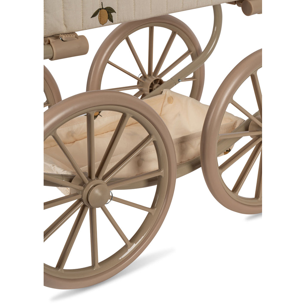 Konges Sløjd Minnie Doll Stroller with Bag - Lemon