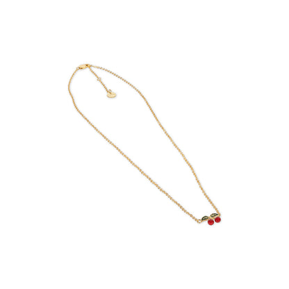 Konges Sløjd 24K Gold-Plated Necklace, Cherry
