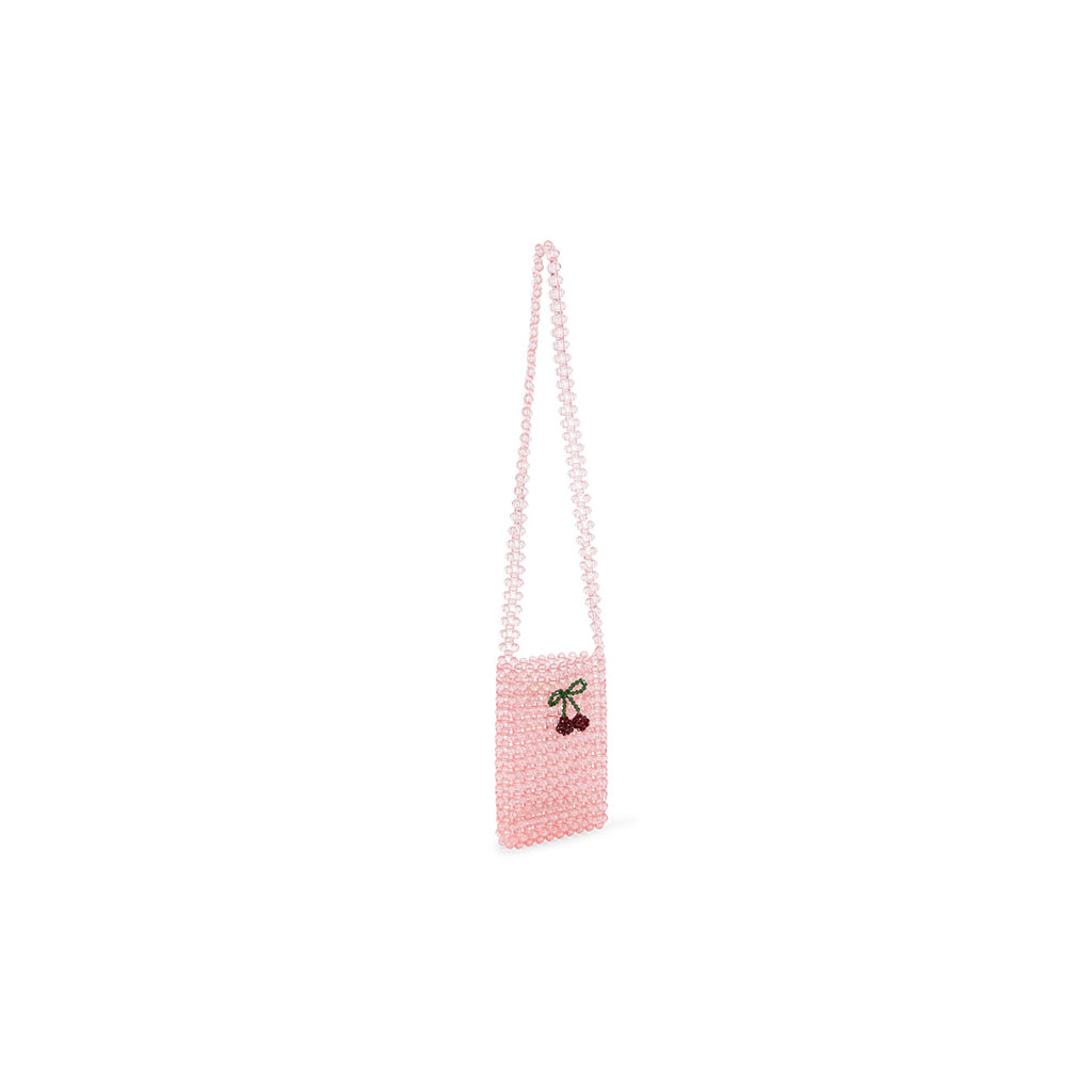 Konges Sløjd Perla Strap Wallet/Crossbody Pearl Bag/Wallet for Children - Peony