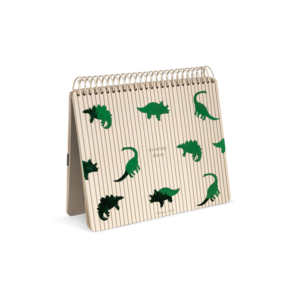 Konges Sløjd Magical Water Colouring Book with Water Pen, Dino