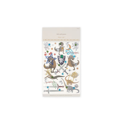 Konges Sløjd Temporary Tattoos and Self-Adhesive Gems, Boy
