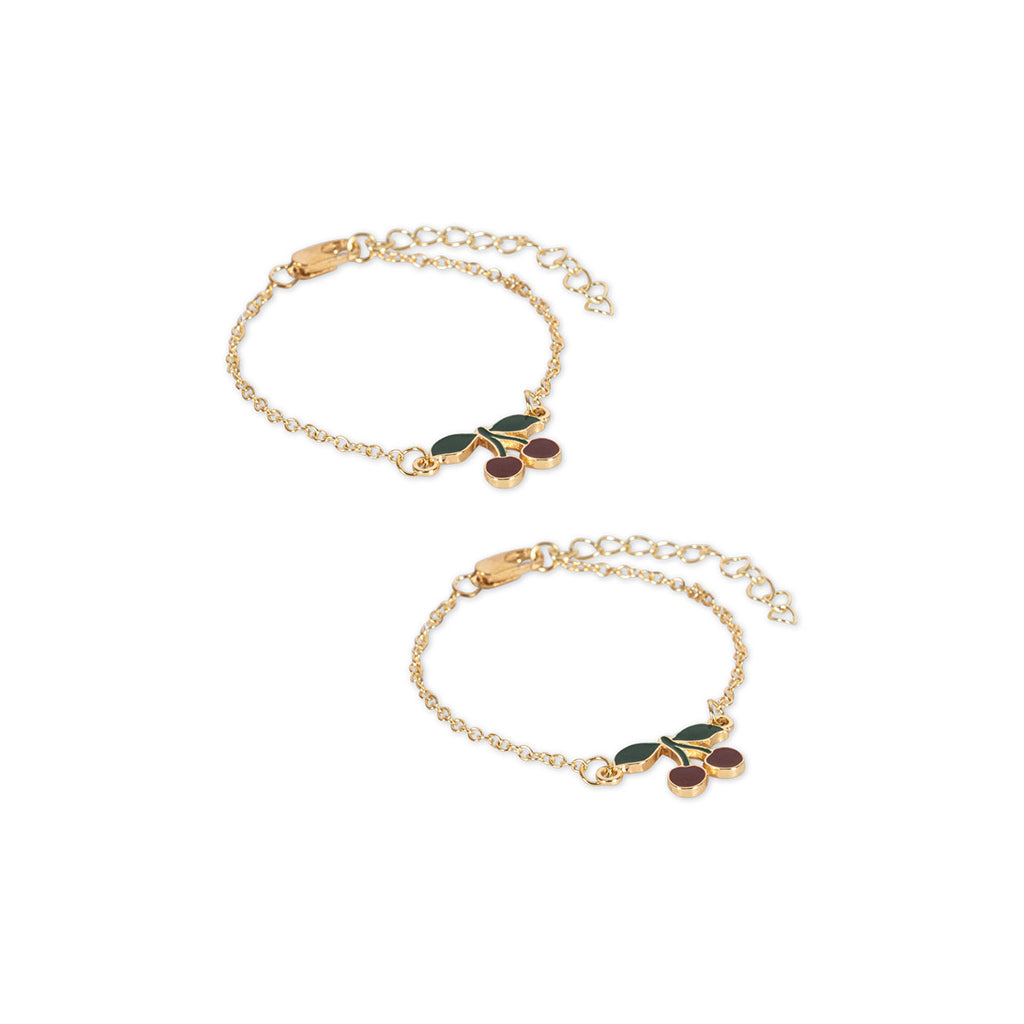 Konges Sløjd Bracelet Duo, 2-Pack – Cherry Bestie