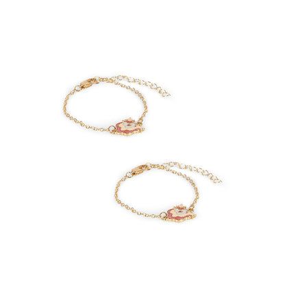 Konges Sløjd Bracelet, Set of 2 - Unicorn Bestie - Gold
