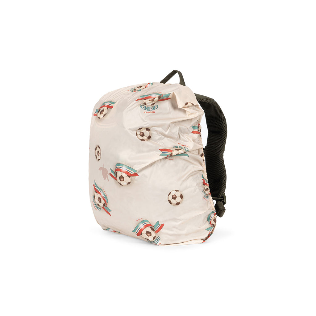 Konges Sløjd Clover School Bag with Gym Bag and Rain Cover, Kalamata