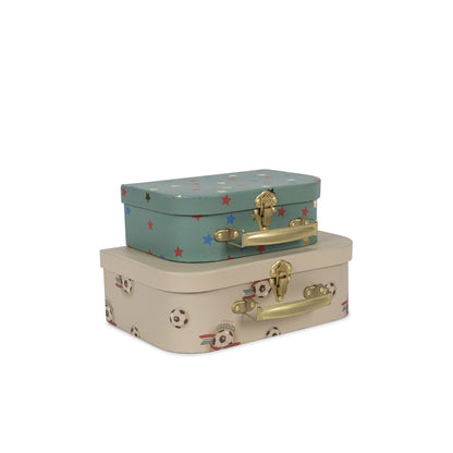 Konges Sløjd Suitcase Set, 2 pcs - White/Kick it