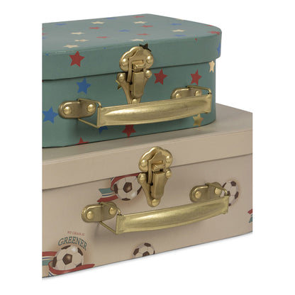 Konges Sløjd Suitcase Set, 2 pcs - White/Kick it