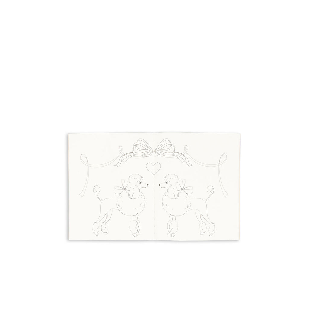 Konges Sløjd Coloring Book and Color Pencils, Green Tea Check