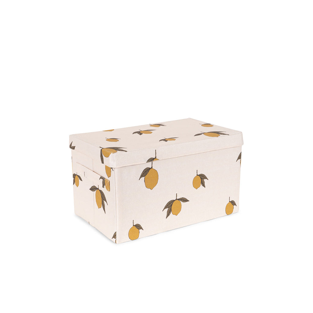 Konges Sløjd Fabric Storage Box, Small - Lemon