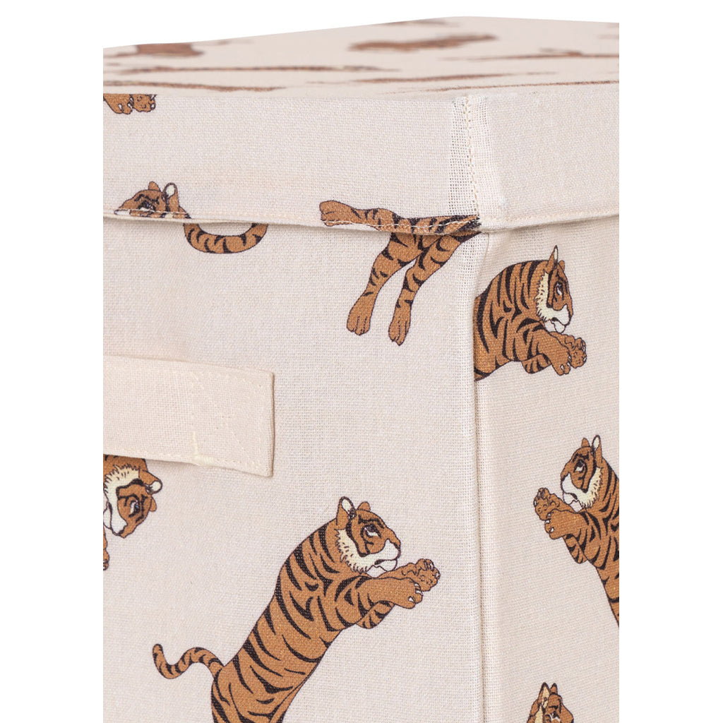 Konges Sløjd, Fabric Storage Box, Large - Tiger
