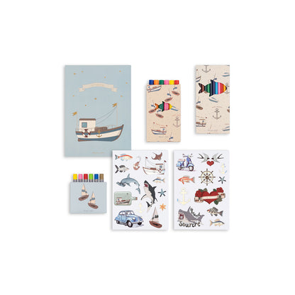 Konges Sløjd Suitcase for the Little Artist, Little Artist - Sail Away