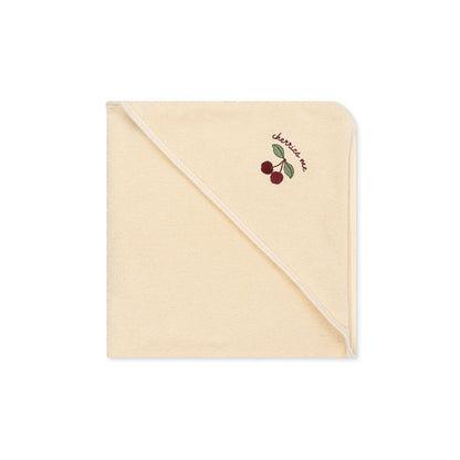 Konges Sløjd Terry Hooded Towel, Cherry