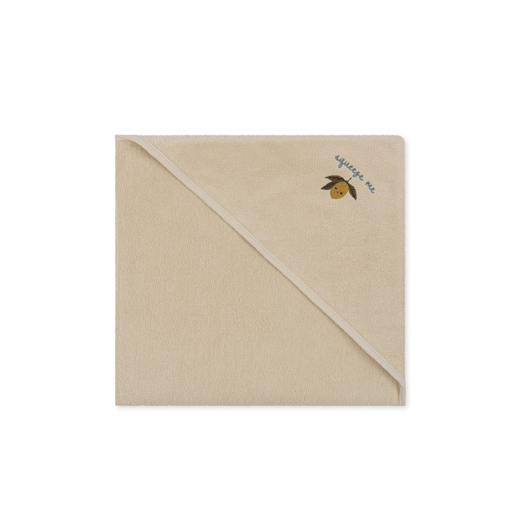 Konges Sløjd Terry Towel with Hood, Lemon