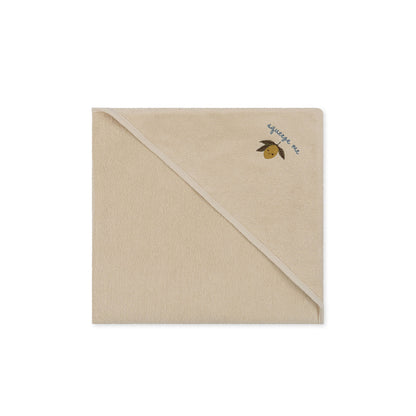 Konges Sløjd Terry Towel with Hood, Lemon