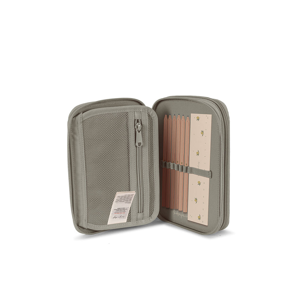 Konges Sløjd Pencil Case, Clover - Tiger Oak