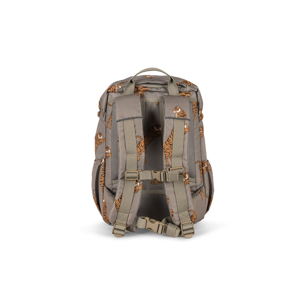 Konges Sløjd Clover School Backpack with Gym Bag and Rain Cover - Tiger Oak
