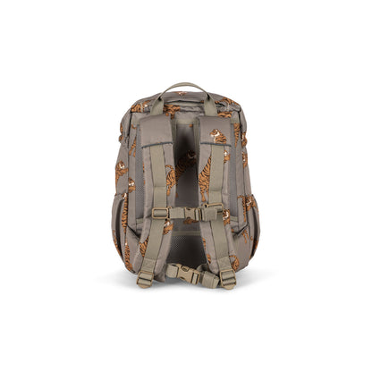 Konges Sløjd Clover School Backpack with Gym Bag and Rain Cover - Tiger Oak