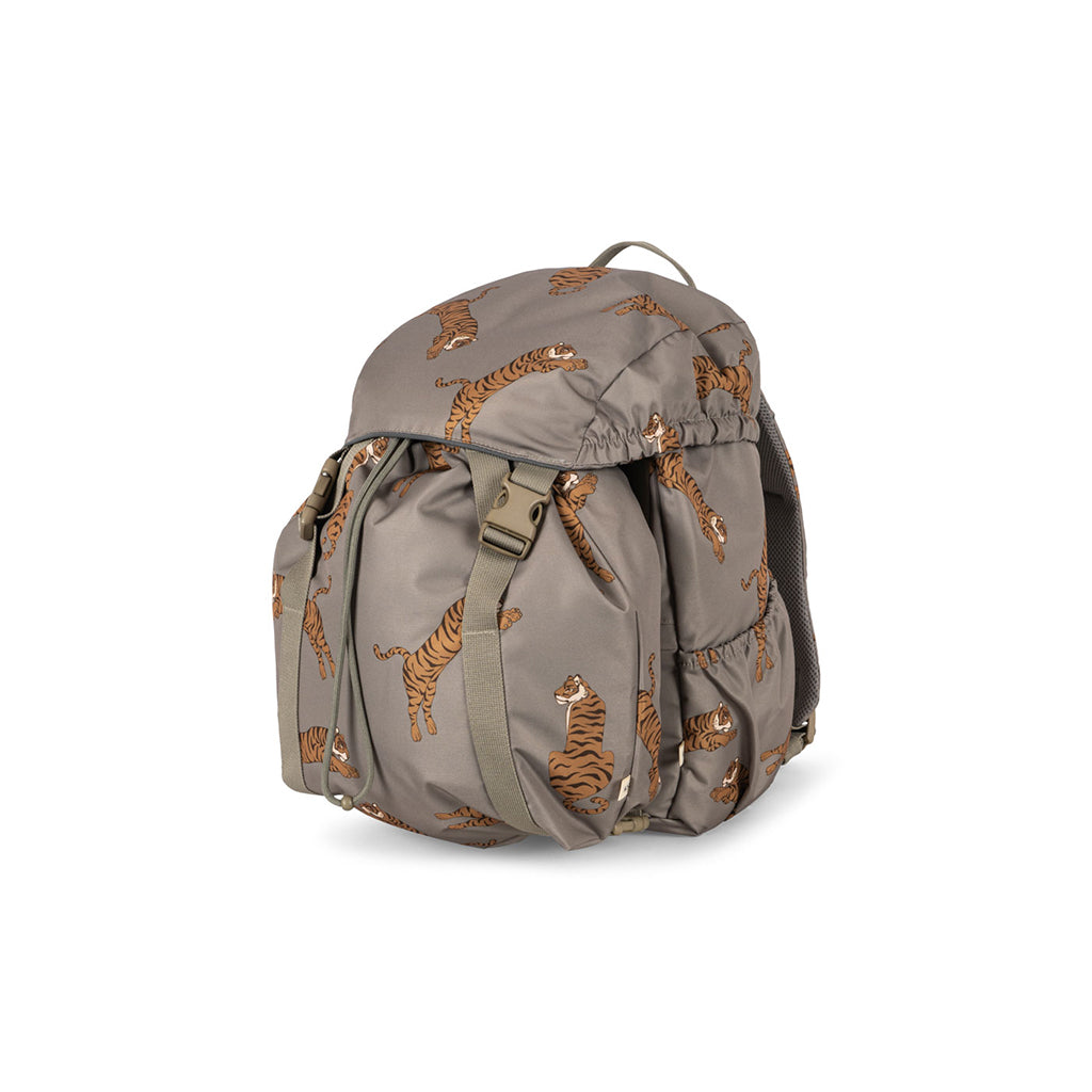 Konges Sløjd Clover School Backpack with Gym Bag and Rain Cover - Tiger Oak