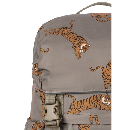 Konges Sløjd Clover School Backpack with Gym Bag and Rain Cover - Tiger Oak