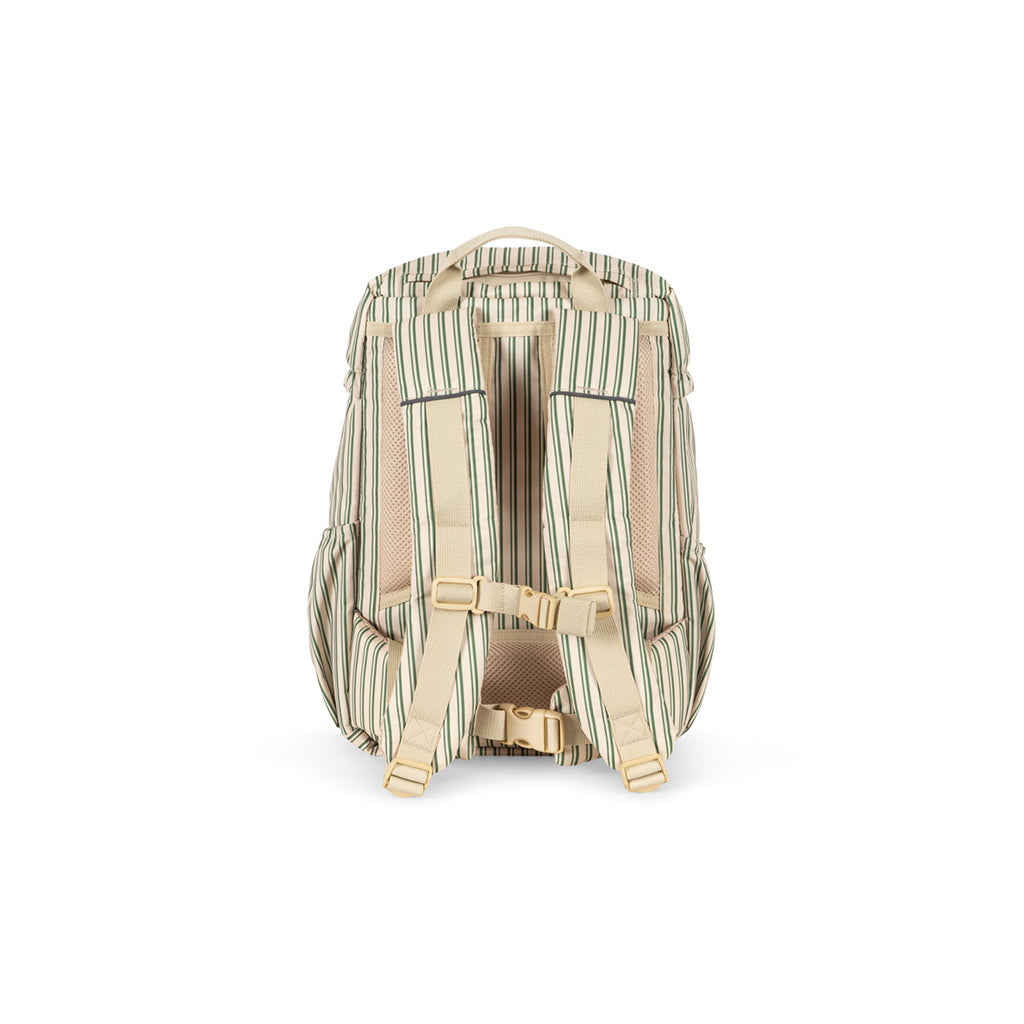 Konges Sløjd Clover School Backpack with Gym Bag and Rain Cover - Duo Verde