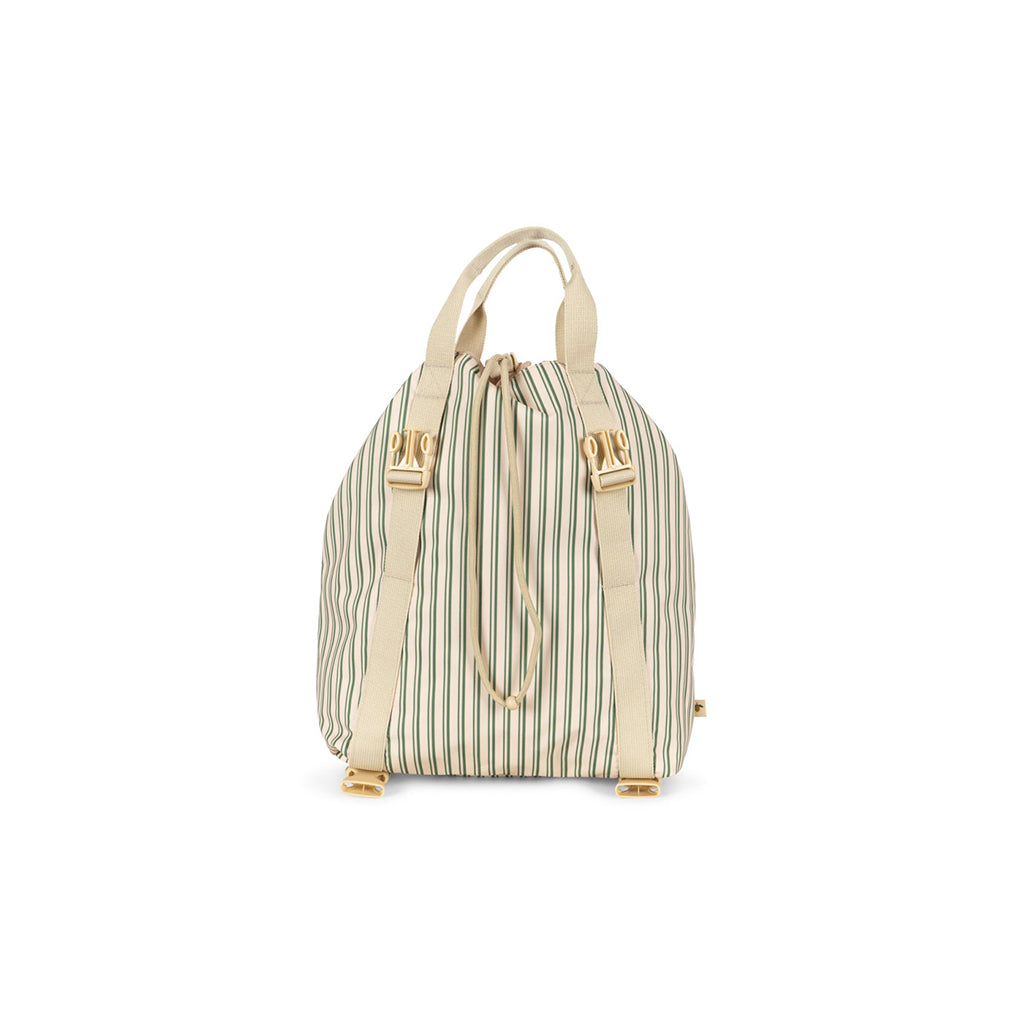 Konges Sløjd Clover School Backpack with Gym Bag and Rain Cover - Duo Verde