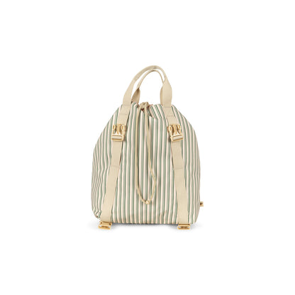 Konges Sløjd Clover School Backpack with Gym Bag and Rain Cover - Duo Verde