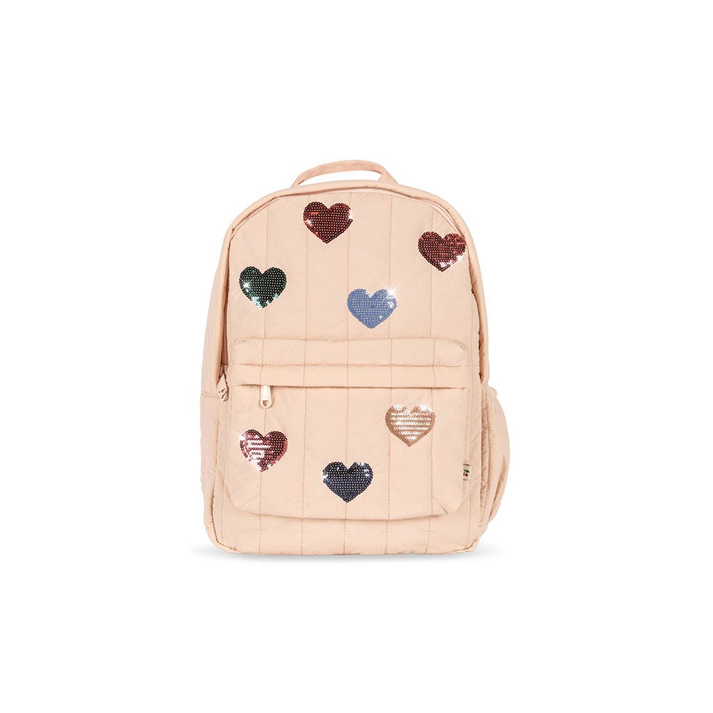 Konges Sløjd Juno Midi Backpack with Sequin Designs, Cameo Rose