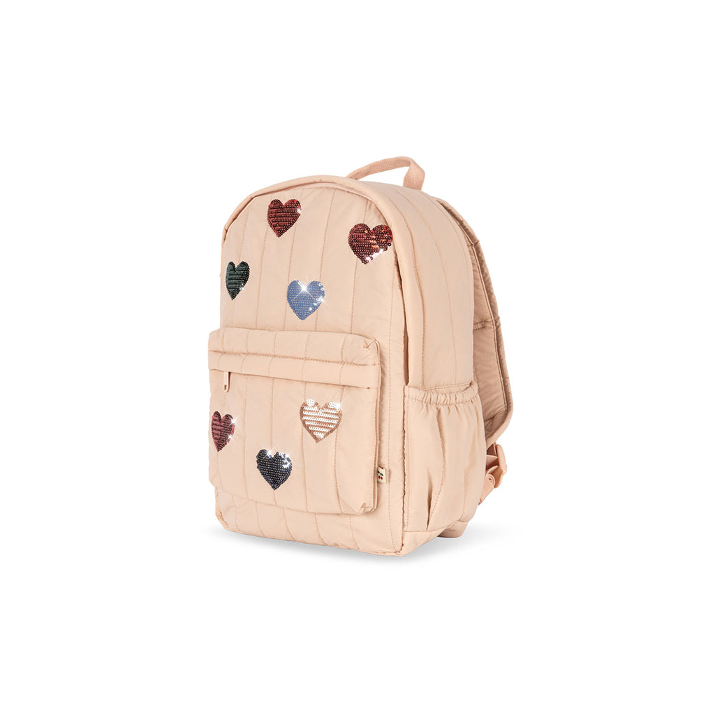 Konges Sløjd Juno Midi Backpack with Sequin Designs, Cameo Rose