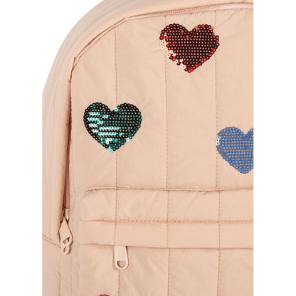 Konges Sløjd Juno Midi Backpack with Sequin Designs, Cameo Rose