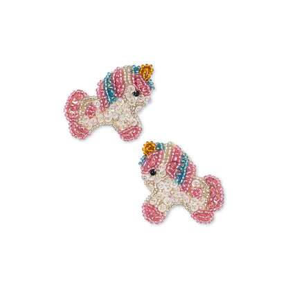 Konges Sløjd Hair Clips with Pearls, Set of 2 – Unicorn Beaded