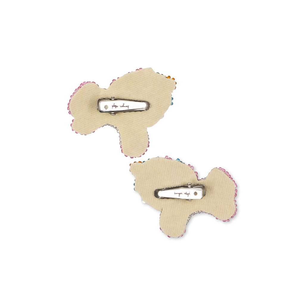 Konges Sløjd Hair Clips with Pearls, Set of 2 – Unicorn Beaded