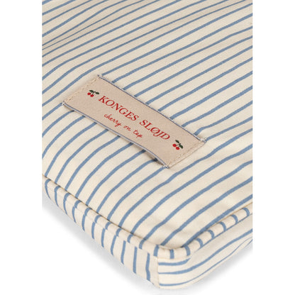 Konges Sløjd Firm Cot Bumper, Stripe Blue