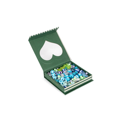 Konges Sløjd Perleæske, Box of pearls – Blue