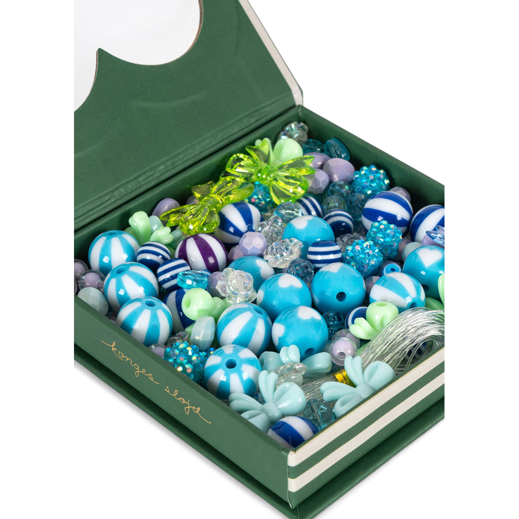 Konges Sløjd Perleæske, Box of pearls – Blue