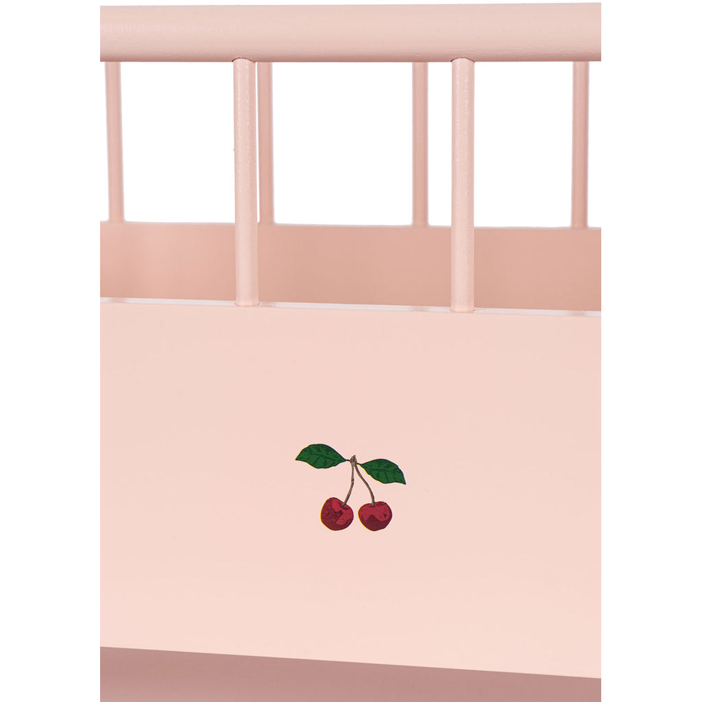 Konges Sløjd Wooden Doll Bed, Pink