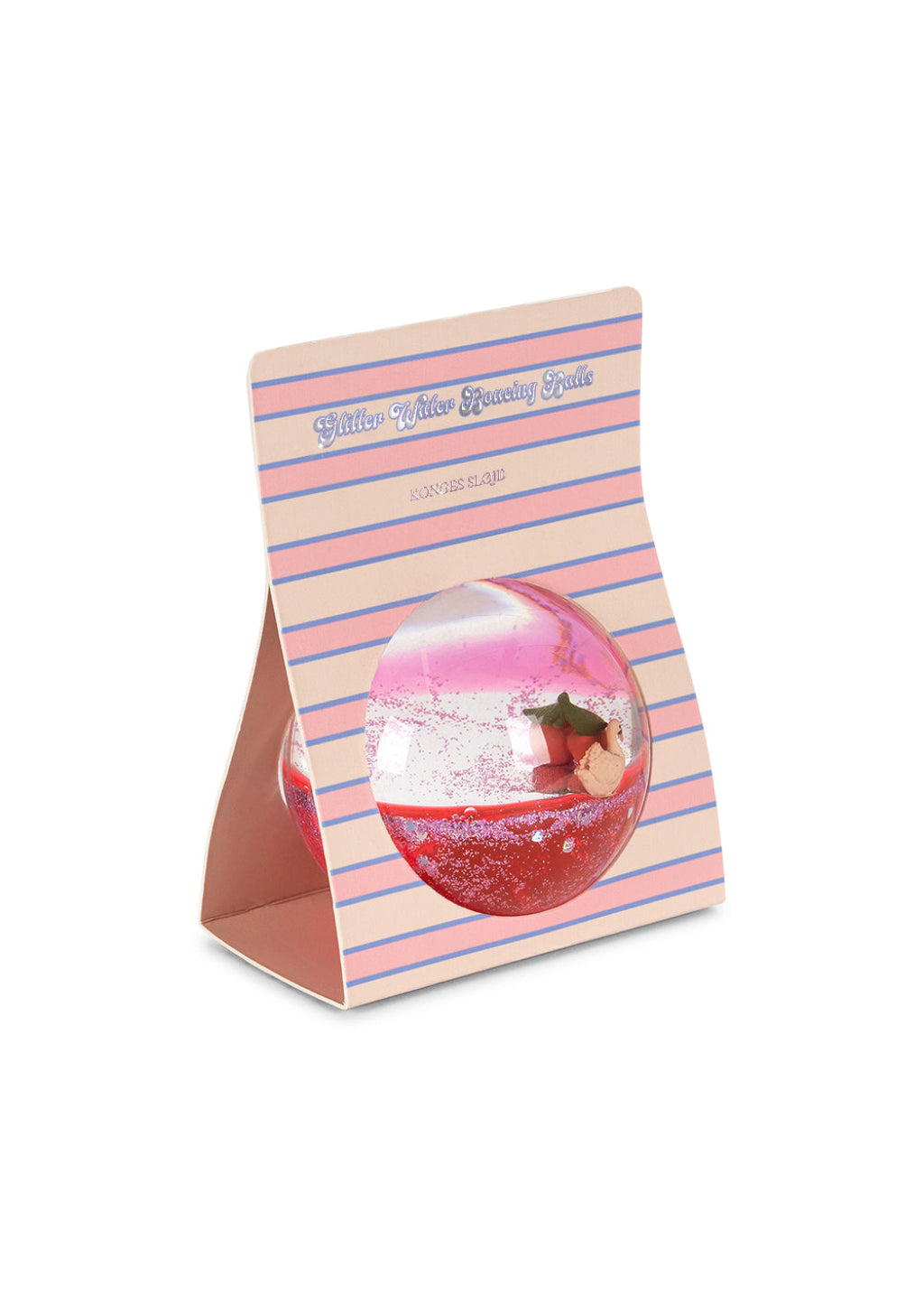 Bold med flydende glitter og sigtur figurer fra Konges Sløjd - Cherry model