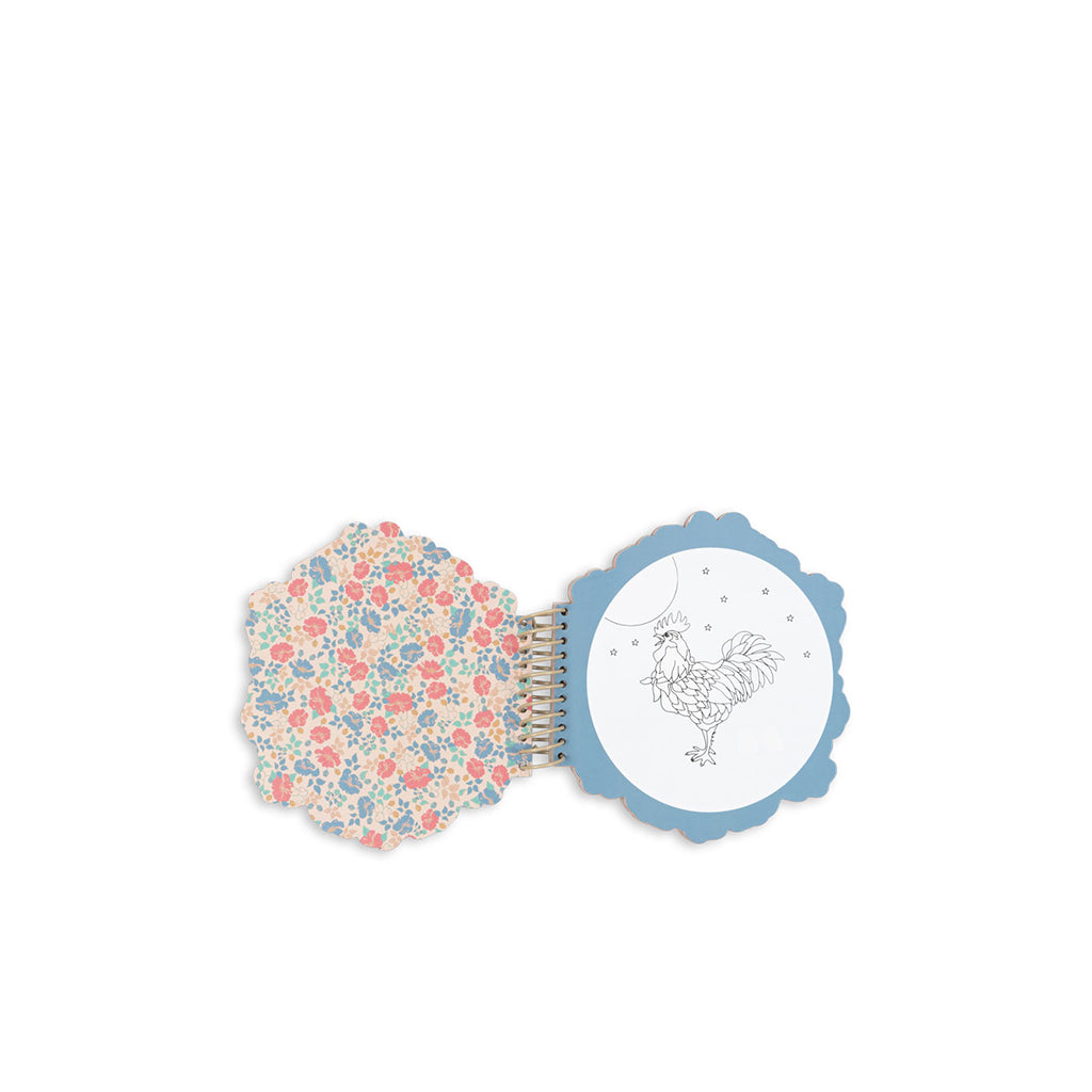 Konges Sløjd Coloring Book, Paint with Water Pen - Bunny Sweetheart