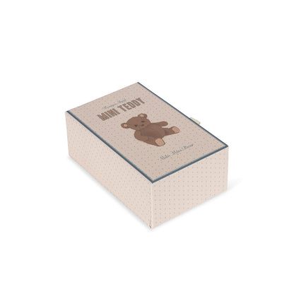 Konges Sløjd Miniature Teddy Bear in Box, Milo Tiny Teddy