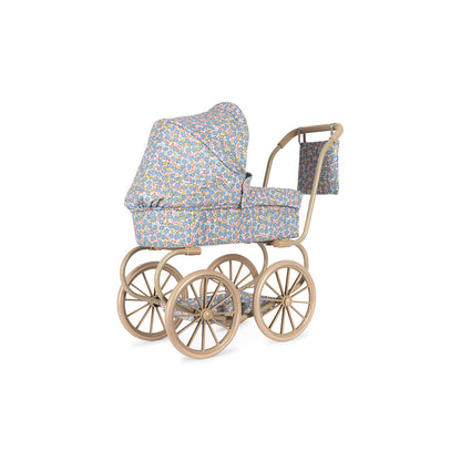 Konges Sløjd Minnie Doll Pram with Bag - Fleur Rosier